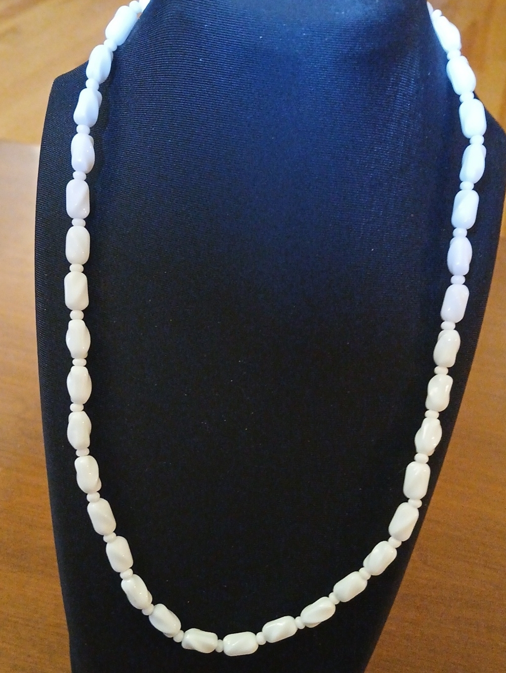 White Beaded Strand Necklace - Women Jewelry
